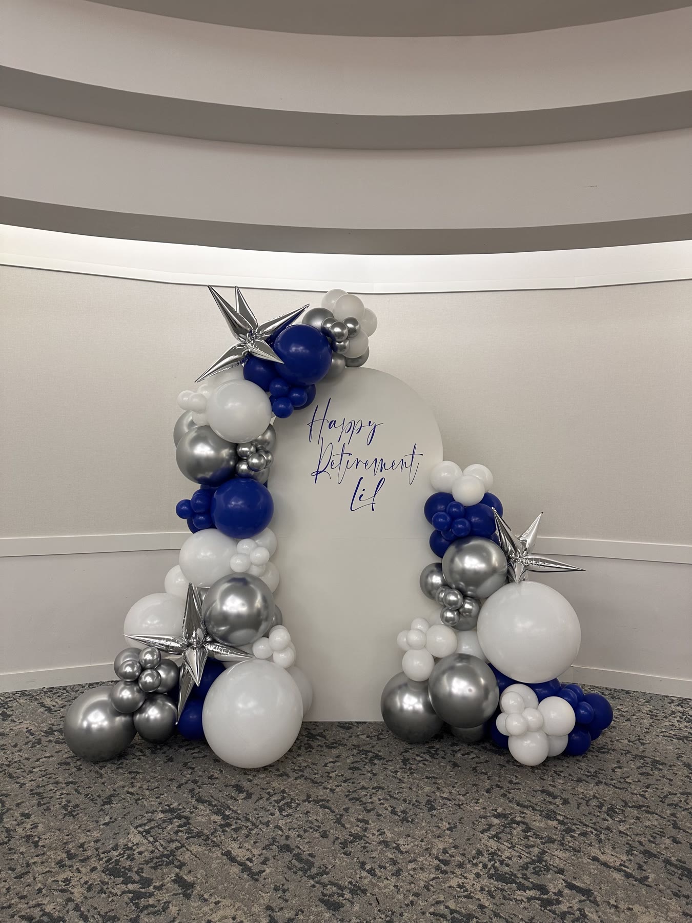 Backdrops balloon decor by Inflatable Decorations, Winnipeg